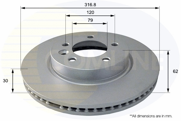 Brake Disc (ADC1321V)