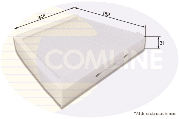 Filter, cabin air (EKF394)