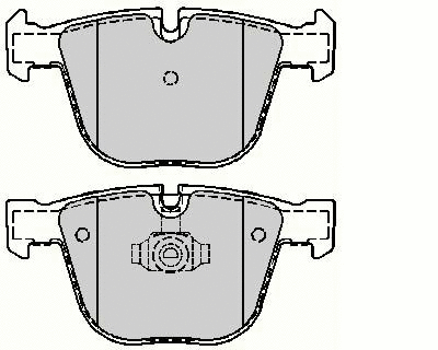 Brake Pad Set, disc brake (ADB01742)