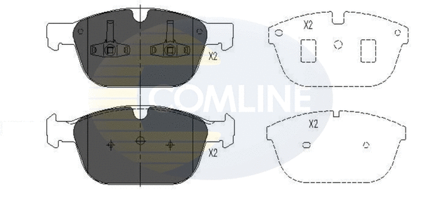 Brake Pad Set, disc brake (CBP06069)