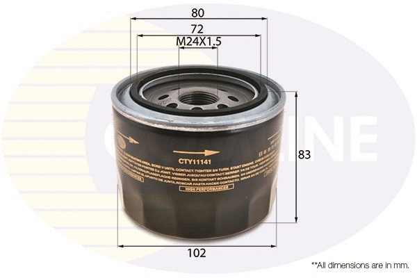 Oil Filter (CTY11141)