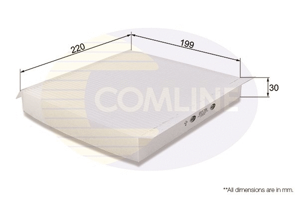 Filter, cabin air (EKF206)