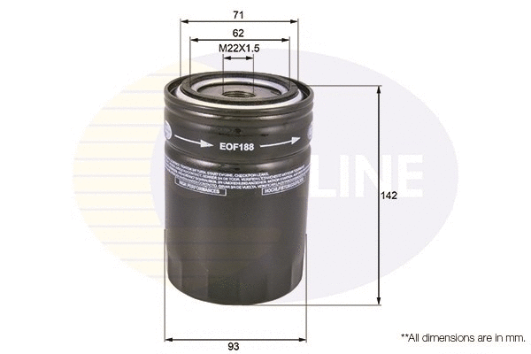 Oil Filter (EOF188)