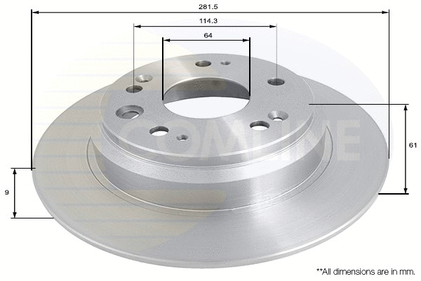 Brake Disc (ADC0551)