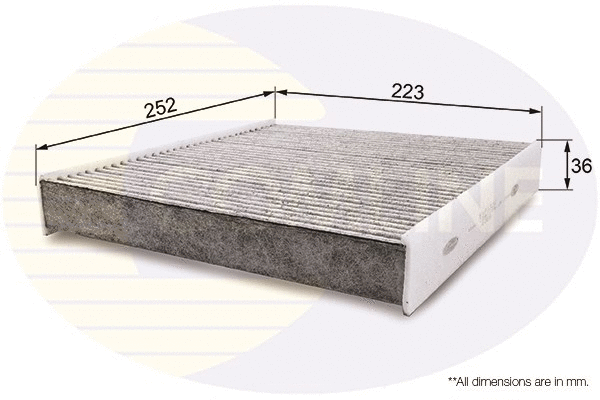 Filter, cabin air (EKF332A)
