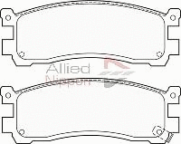 Brake Pad Set, disc brake (ADB3848)