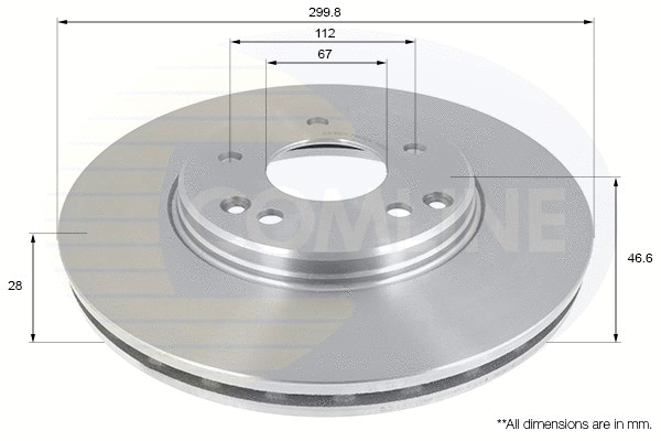 Brake Disc (ADC1669V)