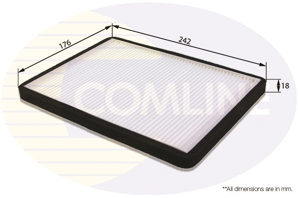 Filter, cabin air (EKF147)