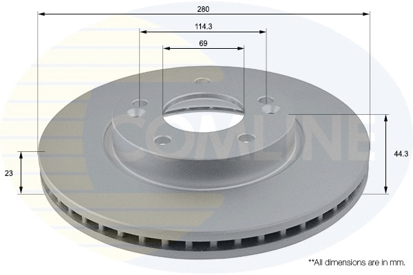 Brake Disc (ADC2416V)