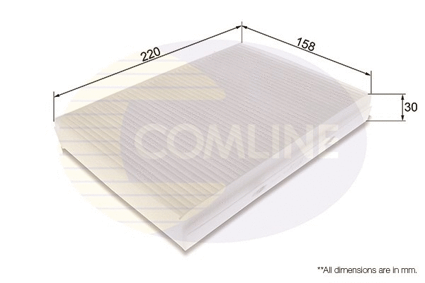 Filter, cabin air (EKF343)
