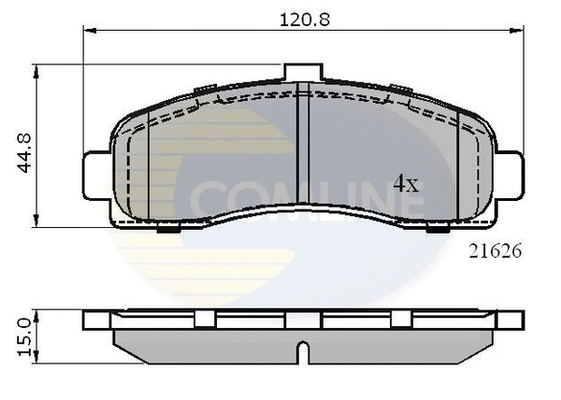 Brake Pad Set, disc brake (CBP0508)