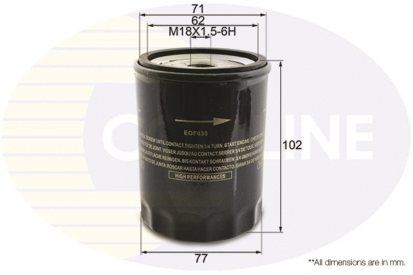 Oil Filter (EOF035)
