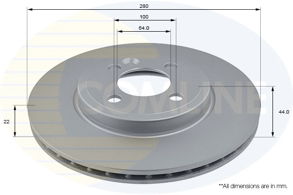 Brake Disc (ADC1734V)