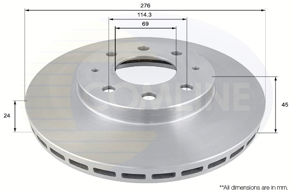 Brake Disc (ADC0326V)