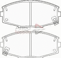 Brake Pad Set, disc brake (ADB3837)