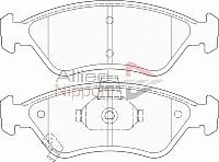 Brake Pad Set, disc brake (ADB3808)