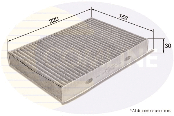 Filter, cabin air (EKF343A)