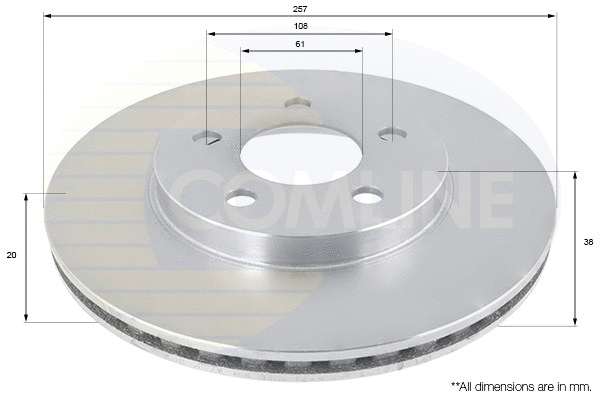 Brake Disc (ADC2307V)