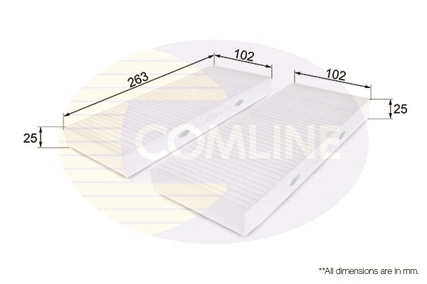 Filter, cabin air (EKF221)