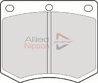 Brake Pad Set, disc brake (ADB0156)