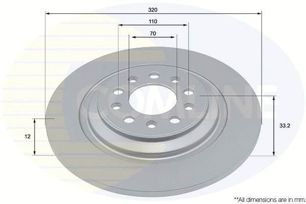 Brake Disc (ADC2950)