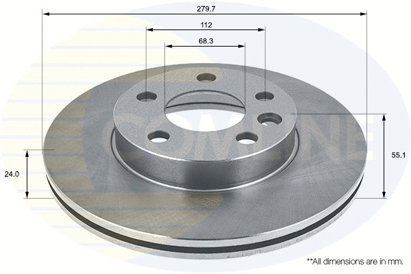 Brake Disc (ADC1421V)