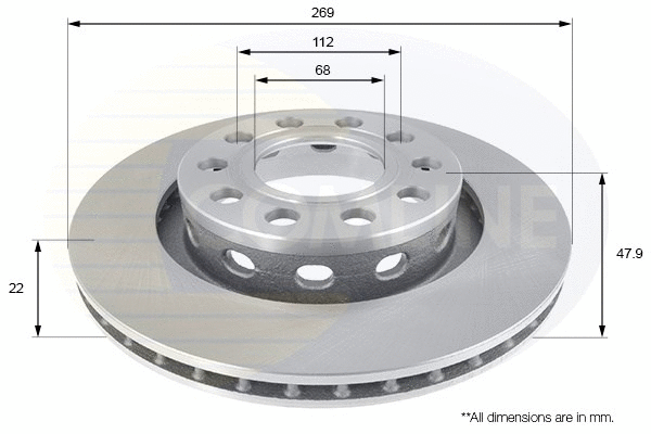 Brake Disc (ADC2611V)