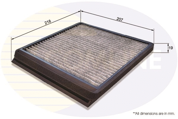 Filter, cabin air (EKF136A)