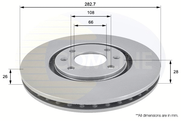 Brake Disc (ADC1509V)