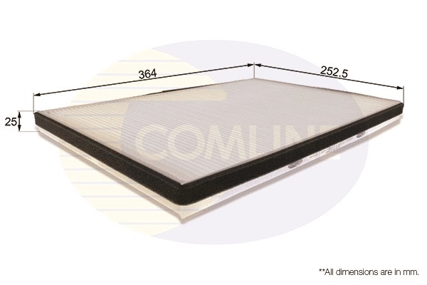 Filter, cabin air (EKF246)