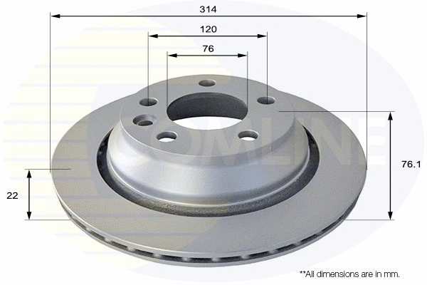 Brake Disc (ADC1472V)