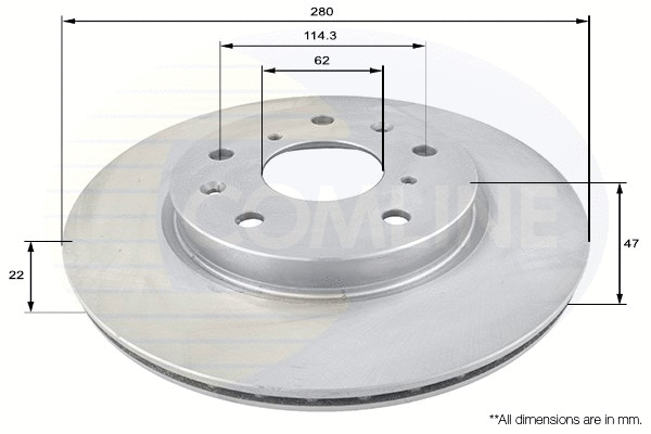 Brake Disc (ADC1830V)