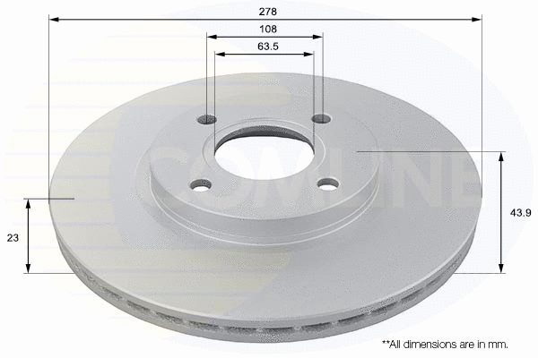 Brake Disc (ADC1260V)