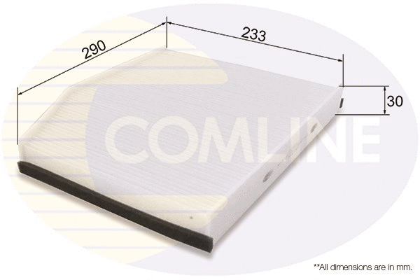 Filter, cabin air (EKF384)
