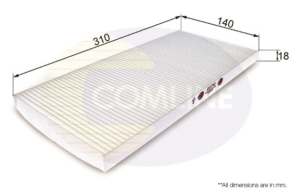 Filter, cabin air (EKF240)