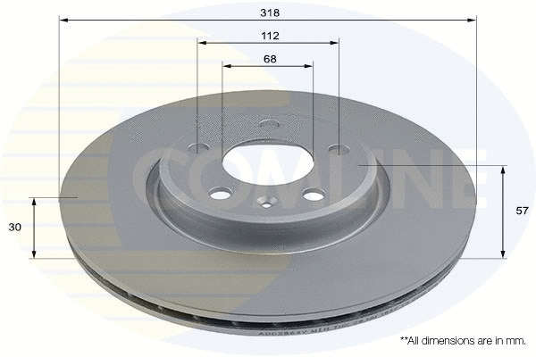 Brake Disc (ADC2864V)