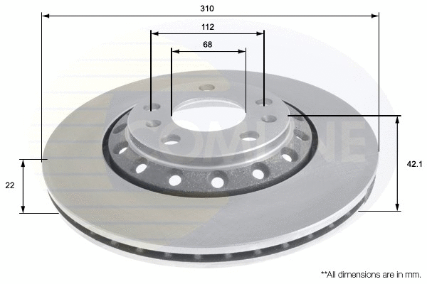 Brake Disc (ADC2609V)