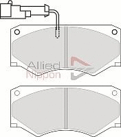 Brake Pad Set, disc brake (ADB11028)