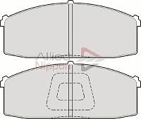 Brake Pad Set, disc brake (ADB0409)