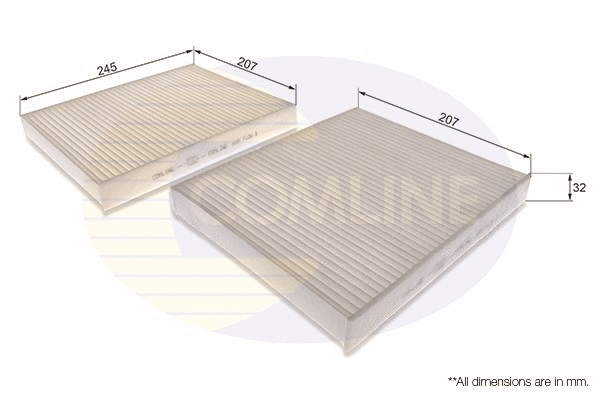Filter, cabin air (EKF320)