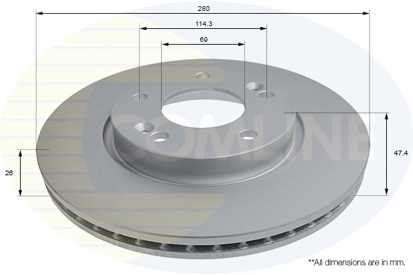 Brake Disc (ADC2824V)