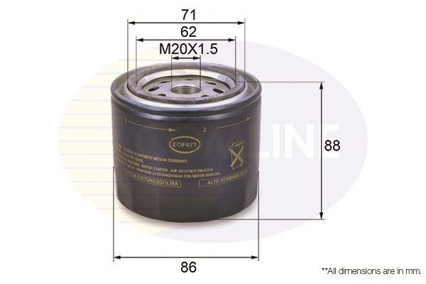 Oil Filter (EOF071)