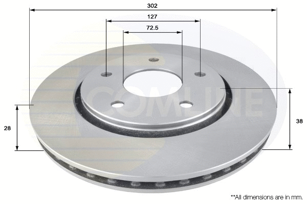 Brake Disc (ADC2324V)