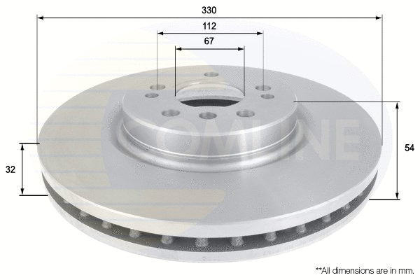 Brake Disc (ADC1648V)