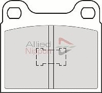 Brake Pad Set, disc brake (ADB0101)
