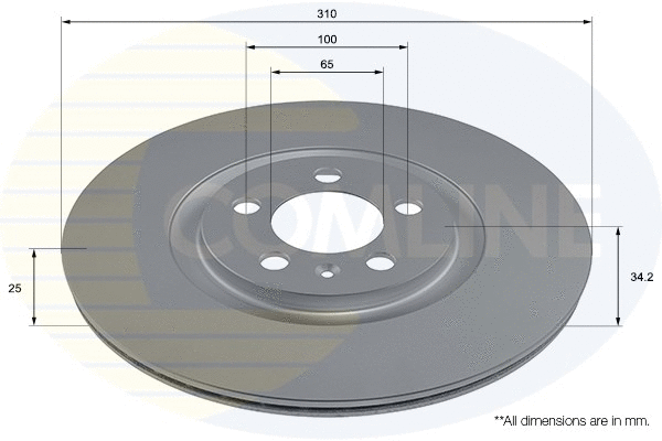 Brake Disc (ADC2887V)