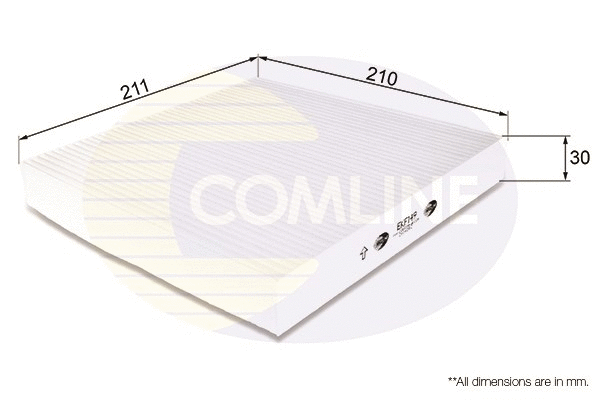 Filter, cabin air (EKF149)