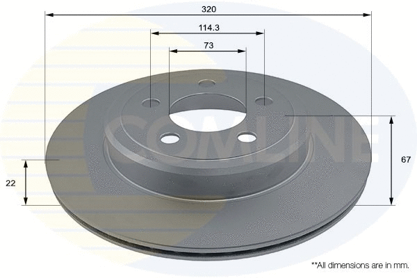 Brake Disc (ADC2325V)