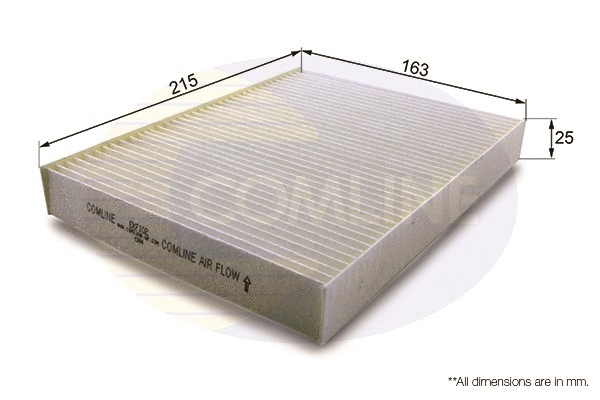 Filter, cabin air (EKF102)