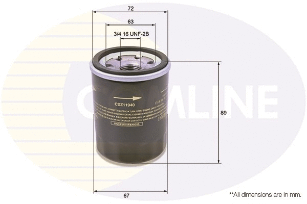 Oil Filter (CSZ11940)